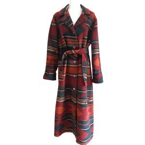 Vtg Chicos Design Southwestern Tribal Long Coat 2